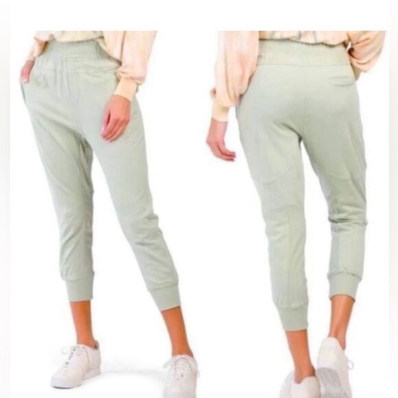 Young Fabulous & Broke Groove Joggers Cropped Cuffed Lg - Picture 1 of 10